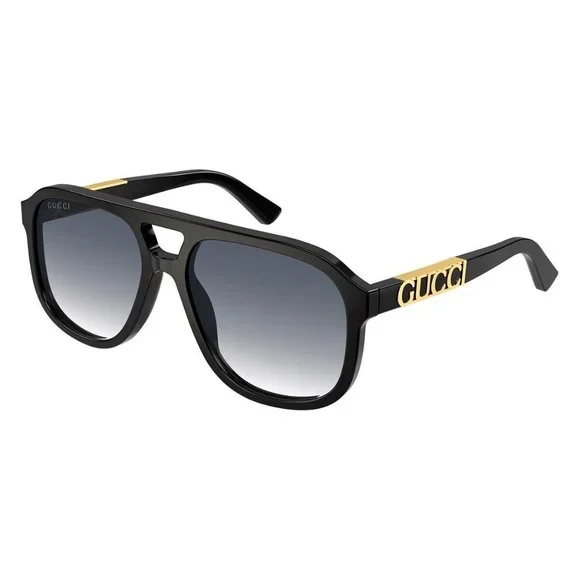 NEW GUCCI GG1188S 002 BLACK UNISEX SUNGLASSES GG 1188S 002 Gucci GG1188S 002 Black Sunglasses for Men and Women  main image 3
